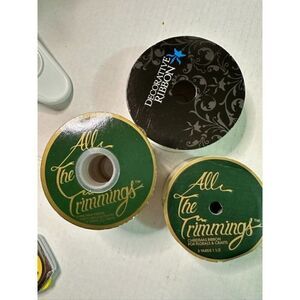 Lot Of 3 Crafting Ribbon Sewing Joann Vintage New